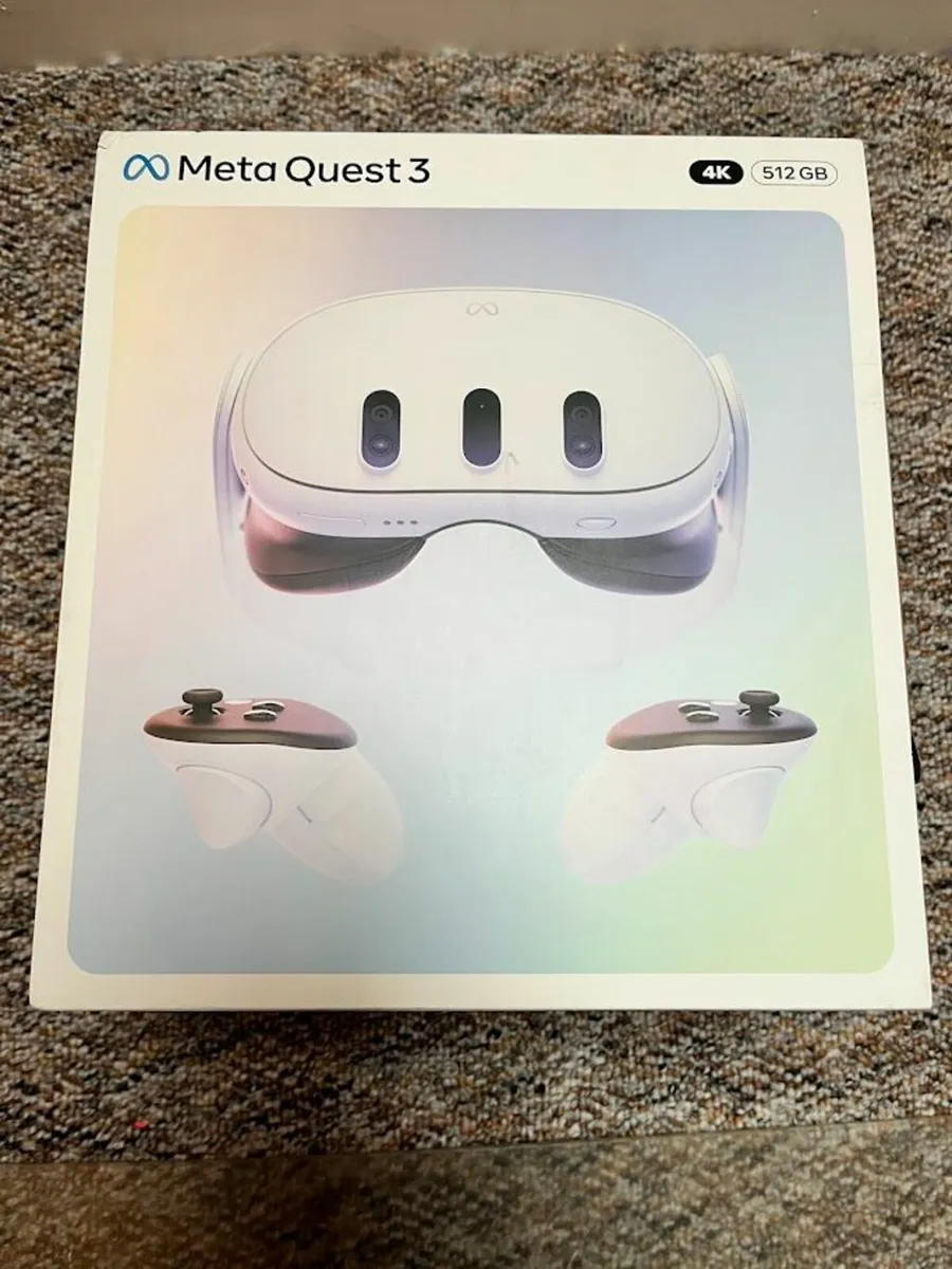 Meta Quest 3 512Gb BRAND NEW (BOX SEAL UNBROKEN) - Image 1