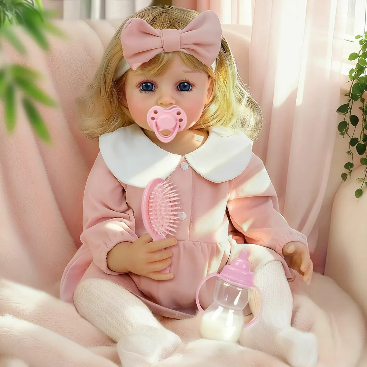Interactive Reborn Baby Doll Girl Silicone Gravity - Image 1