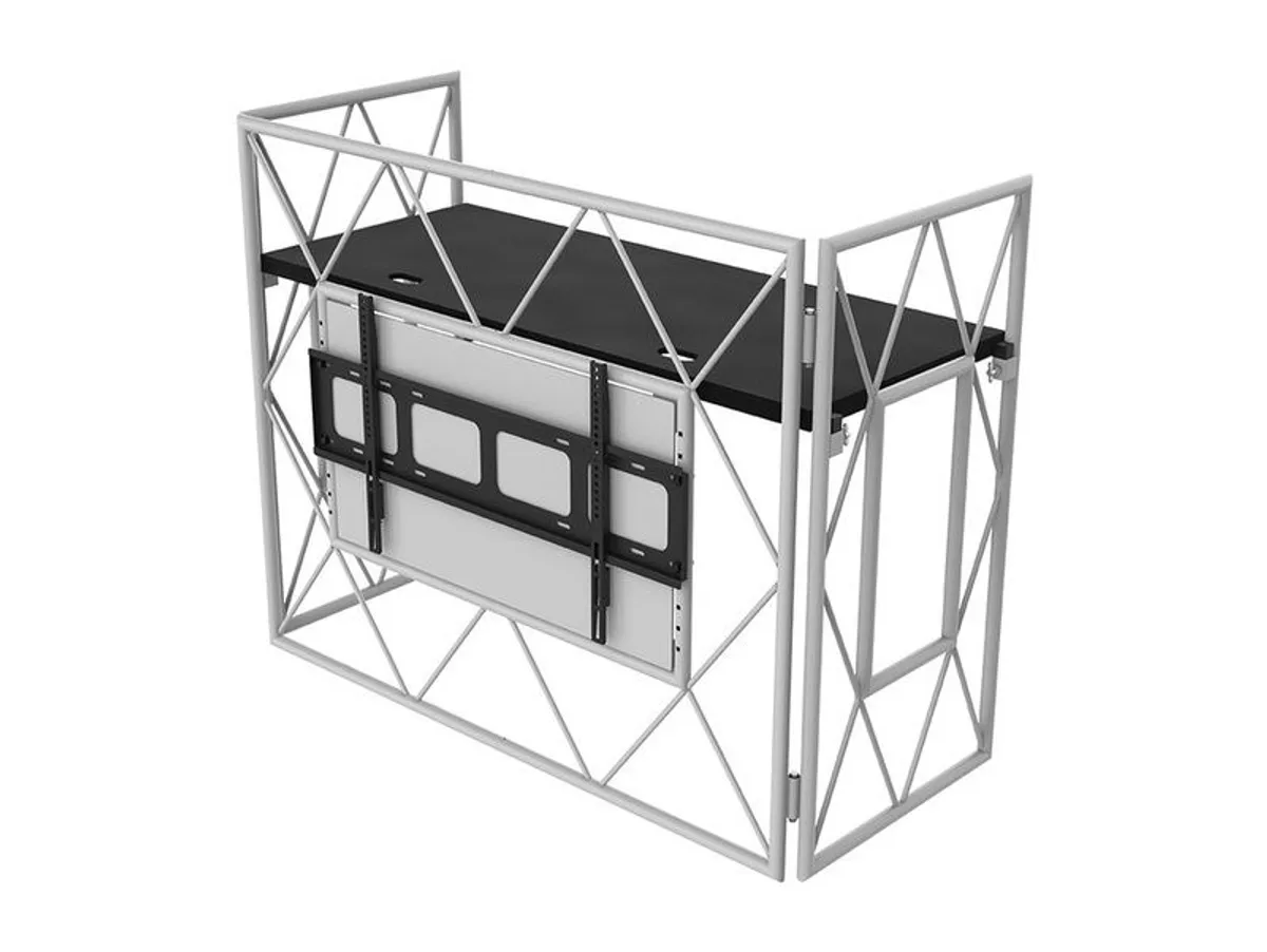 ULTIMAX TrussBooth-White with Screen Mount - Image 1