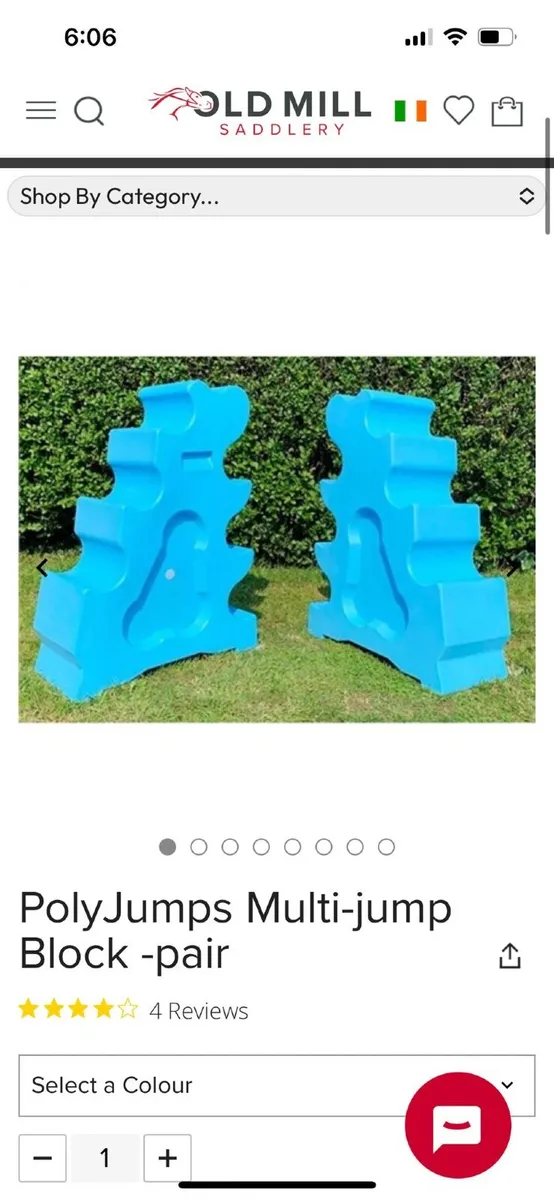 Show jumping stands and poles - Image 1