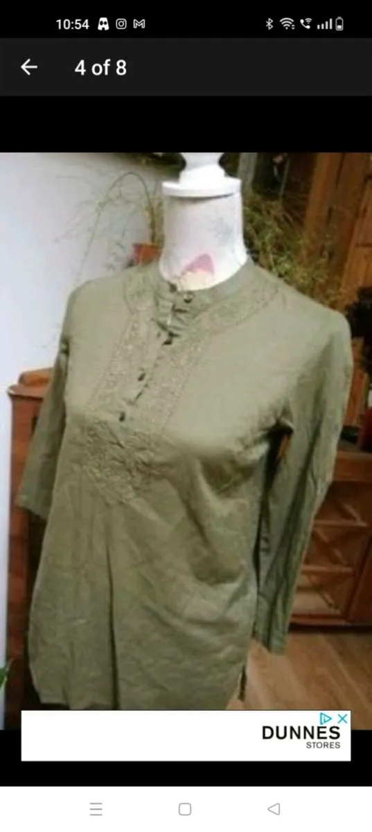 Ladies Vera moda Green top new with tags size xs. - Image 1