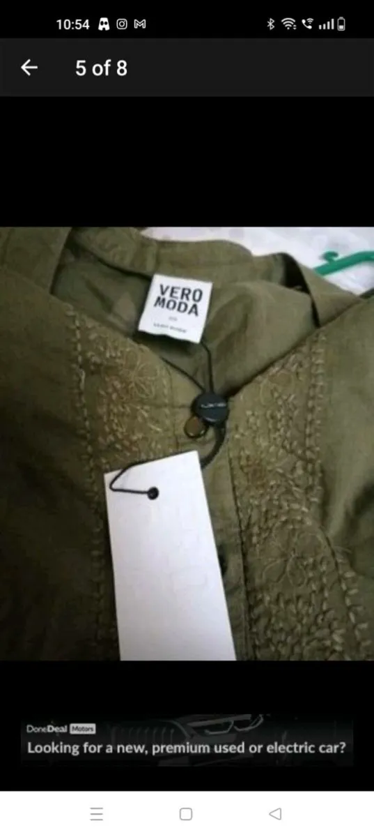 Ladies Vera moda Green top new with tags size xs. - Image 3