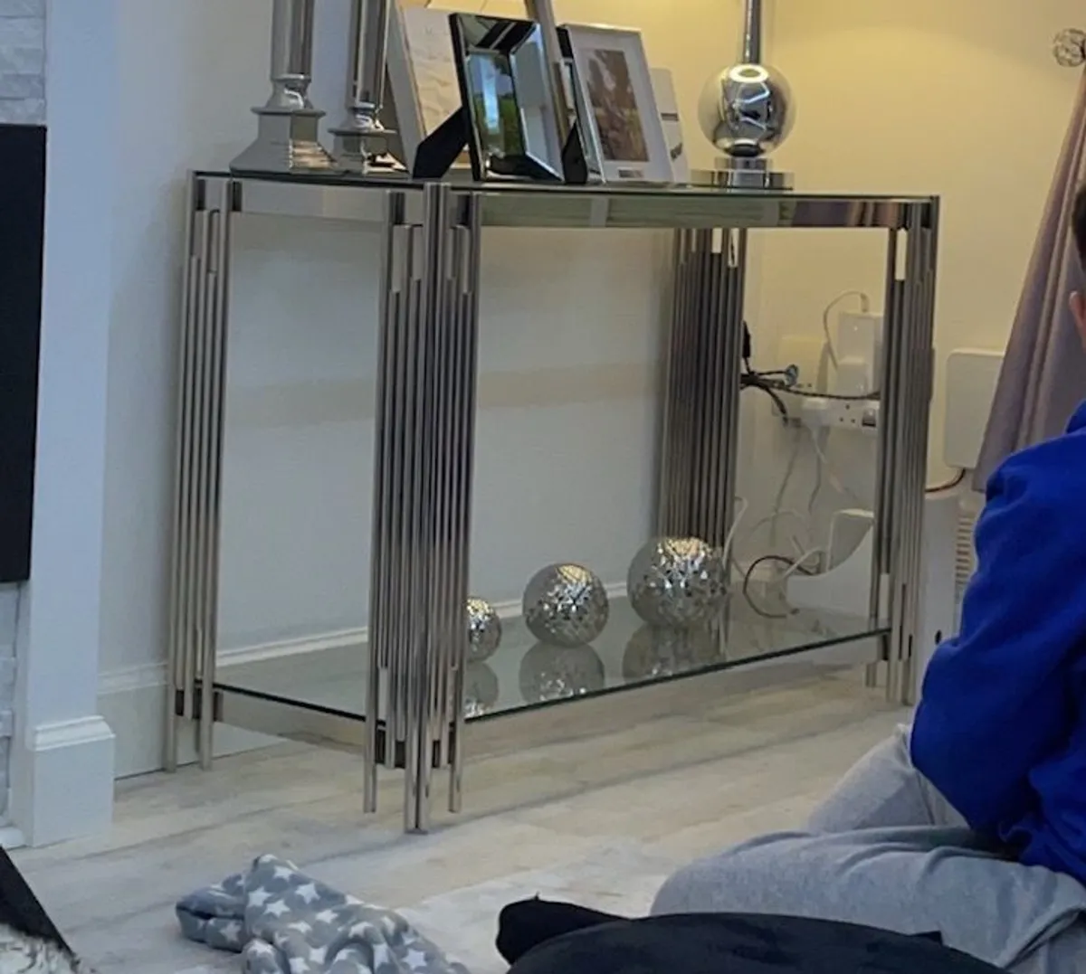 Stainless steel table console - Image 1