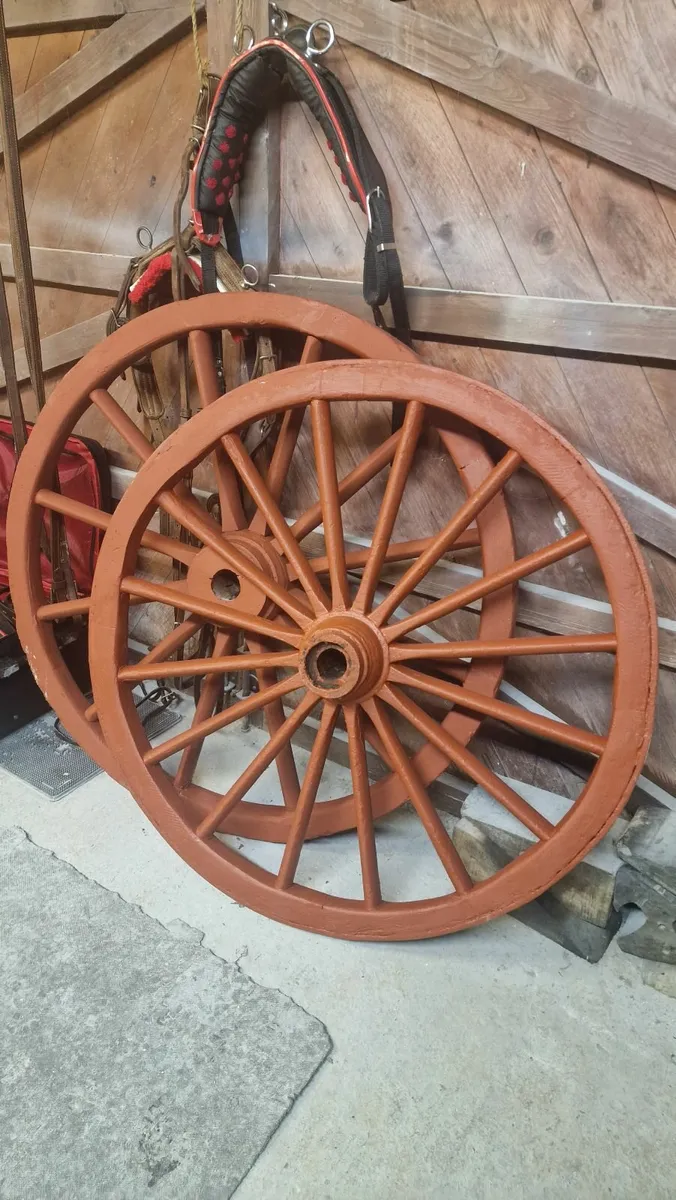 Cart  wheels  40" - Image 2