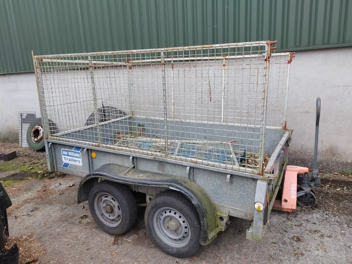Ifor Williams twin axle cage trailer - Image 1