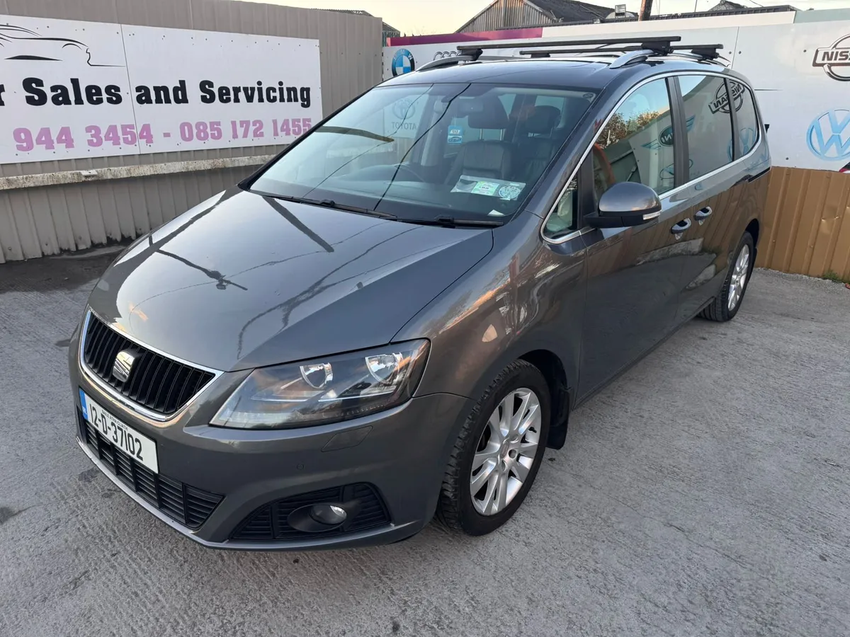 12 SEAT Alhambra 2.0TDI 140BHP High Spec Low Miles - Image 3