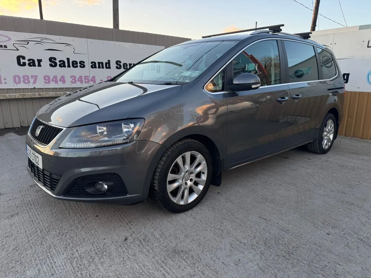 12 SEAT Alhambra 2.0TDI 140BHP High Spec Low Miles - Image 1