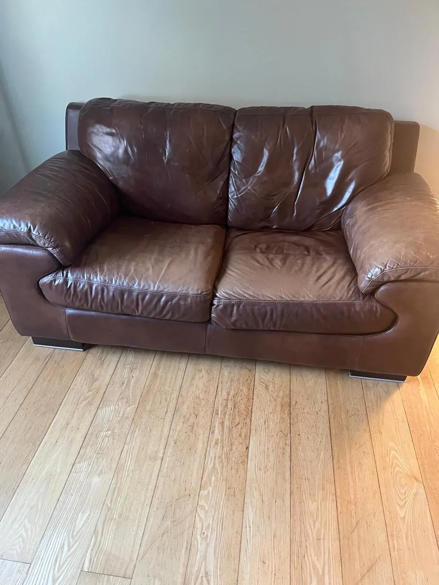 Leather sofa