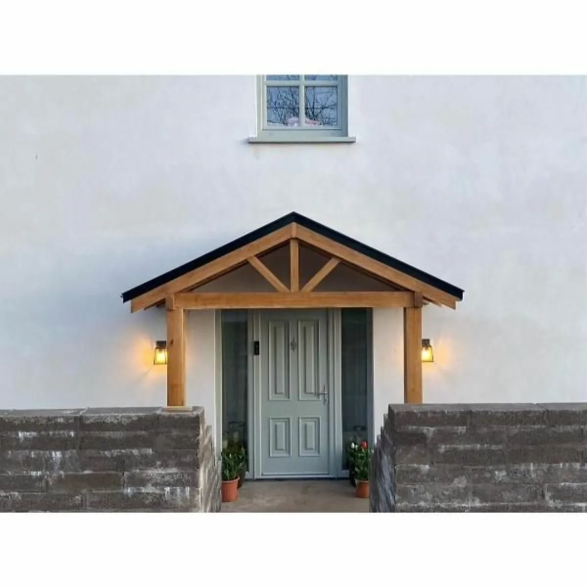 Custom Project – Oak Beam Porch - Image 1