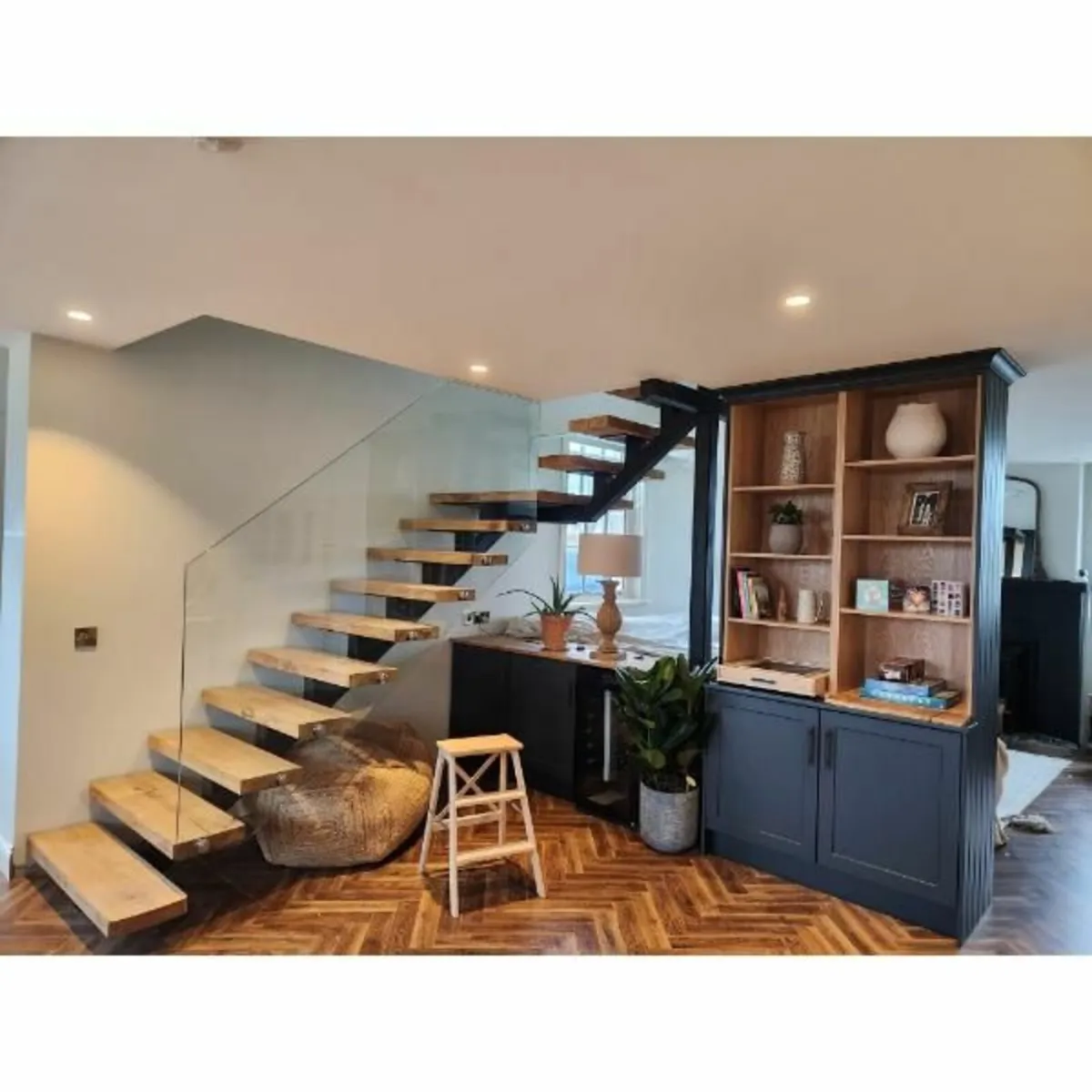 Custom Projects – Timber Stairs  Stair treads cut - Image 3