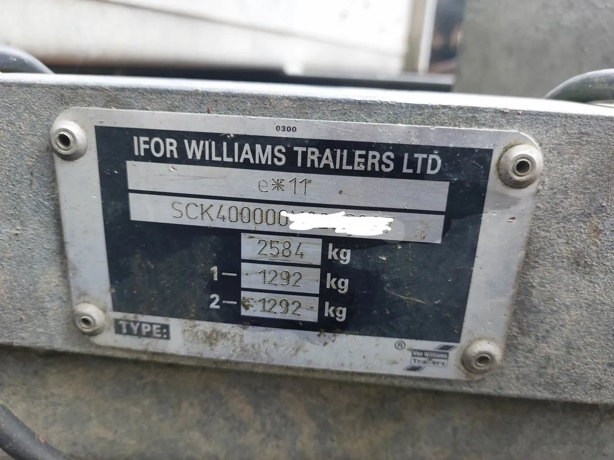 Ifor Williams twin axle cage trailer - Image 2