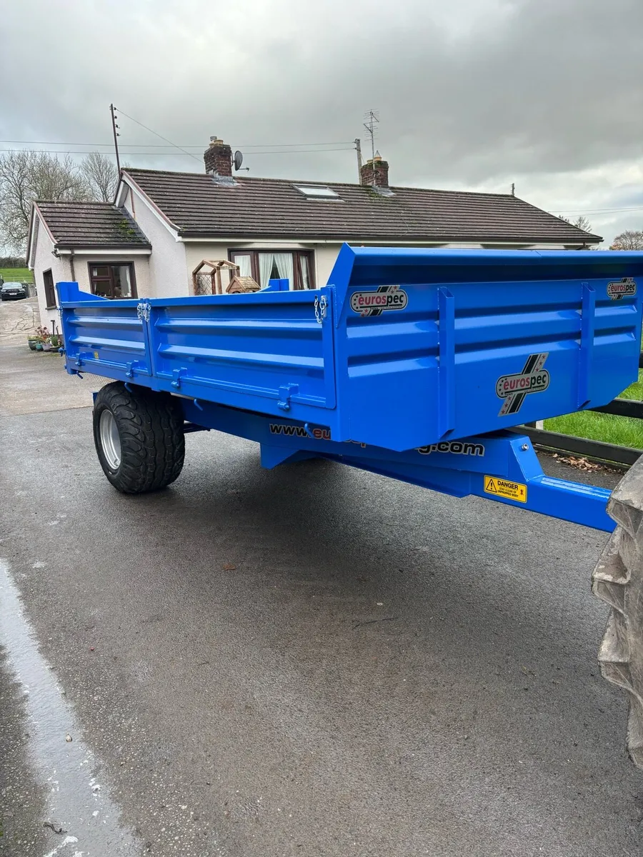 Eurospec 12x7 tipping trailer - Image 1