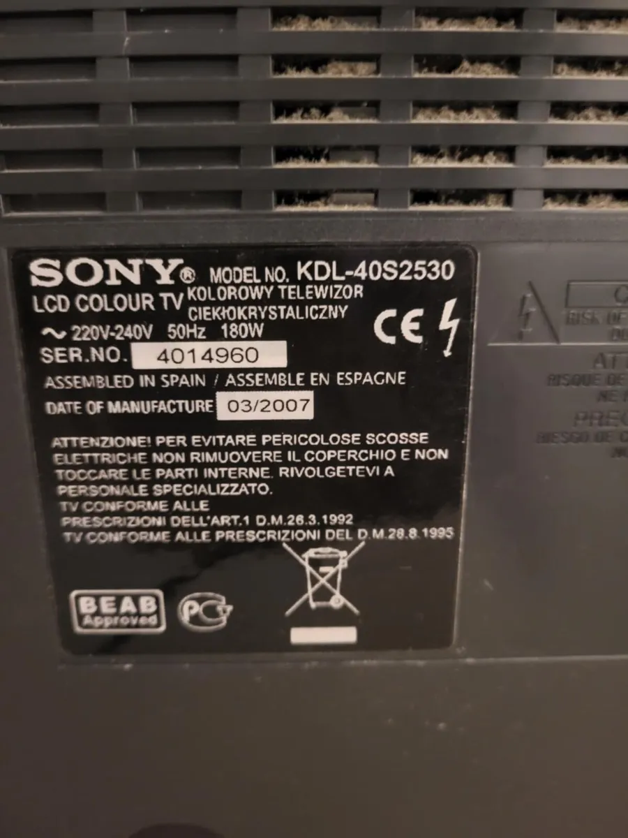 42inch sony tv - Image 3