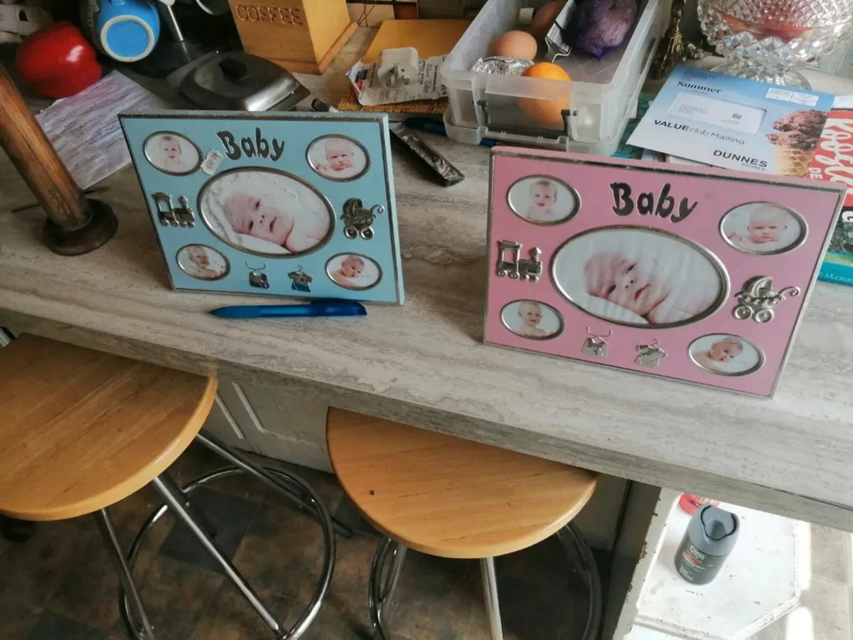 Baby girl /boy picture frames new - Image 1