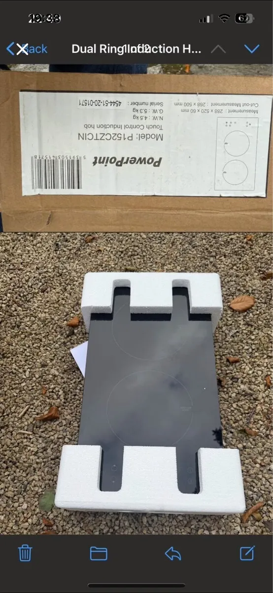 PowerPoint Dual induction Hob - Image 1