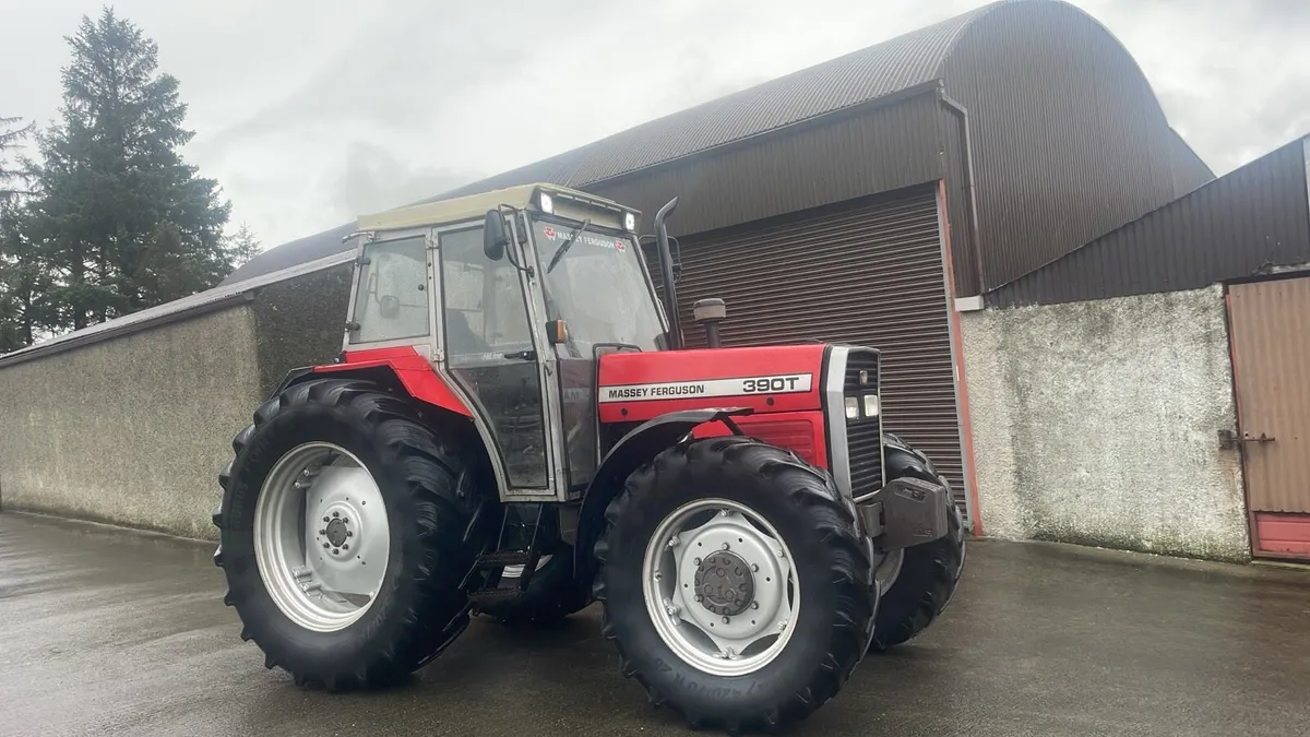 Massey 390T tractor no vat - Image 1