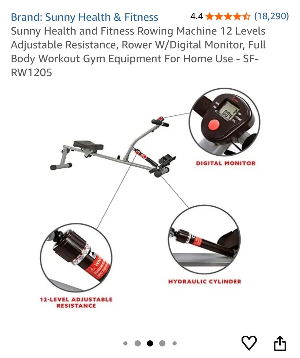 Foldable Rowing Machine - Image 3