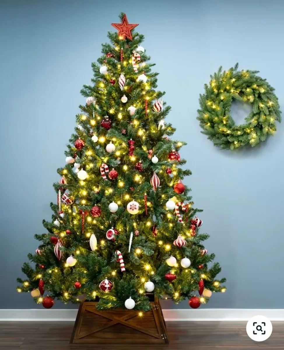 Brand New 6FT Pre-lit Christmas Tree - Image 1