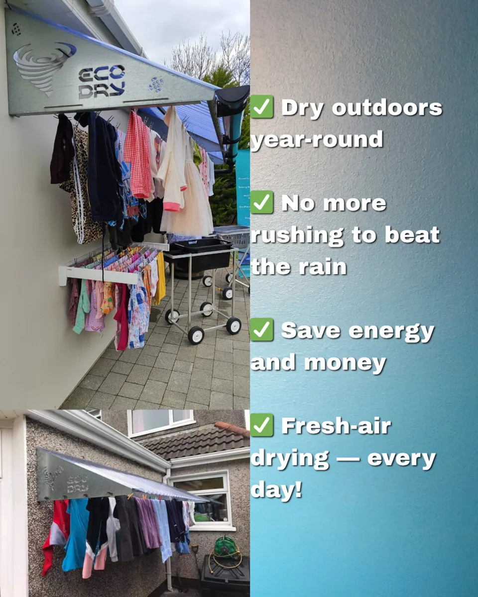 EcoDry Canopy Clothes Line - Image 1