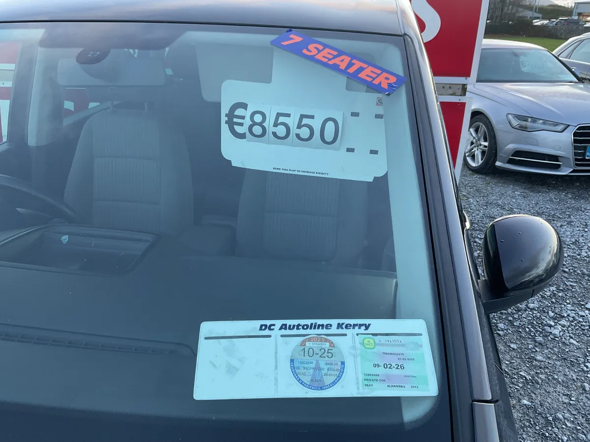 SEAT ALHAMBRA 2.0 TDI 7 SEATER TAXED NCT SPOTLESS - Image 4