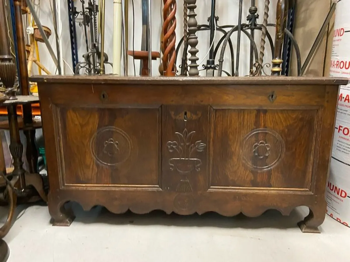 Antique Chest, Trunk, Coffer - Image 3