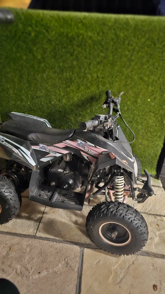 Kids Quad bike pink and black - Image 4