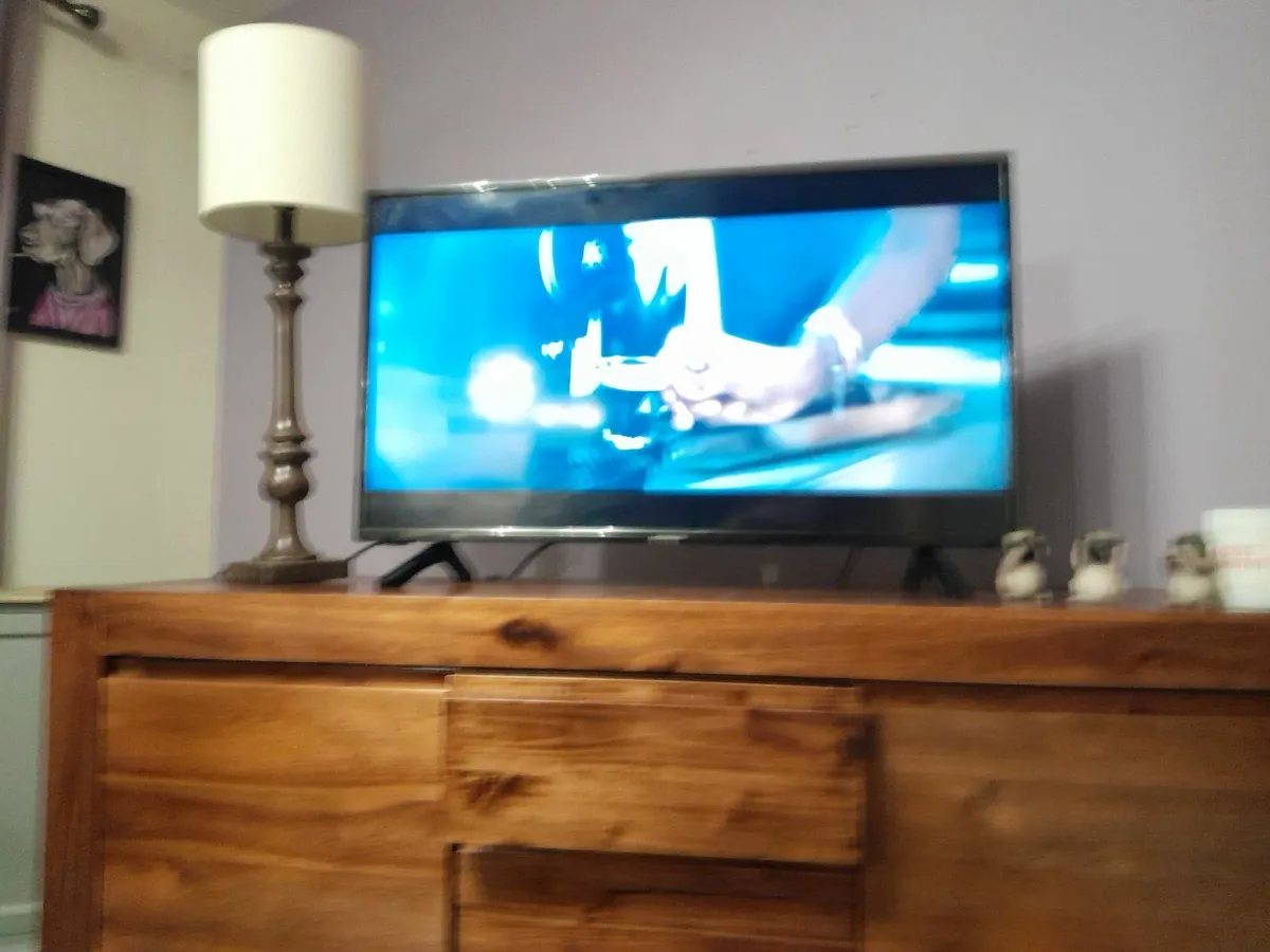 Side board solid mahogany - Image 1