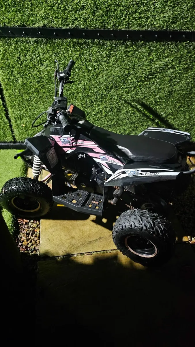Kids Quad bike pink and black - Image 1