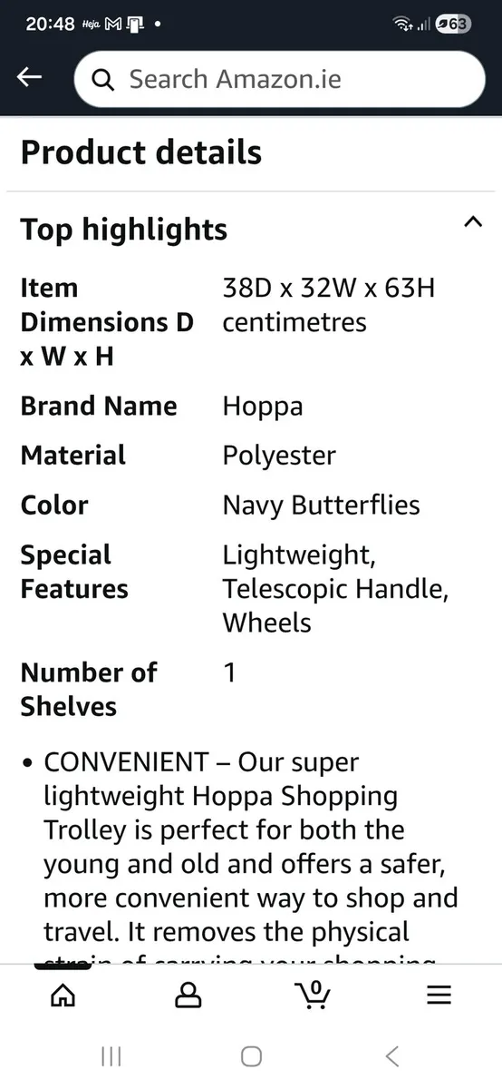Hoppa Shopping Trolley - Image 3