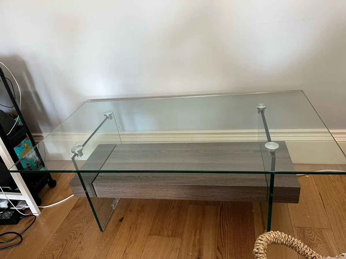 Modern Glass coffee table - Image 1