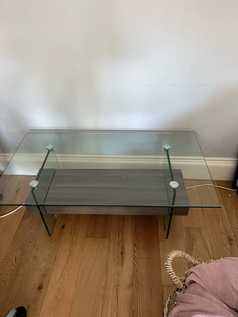Modern Glass coffee table - Image 2