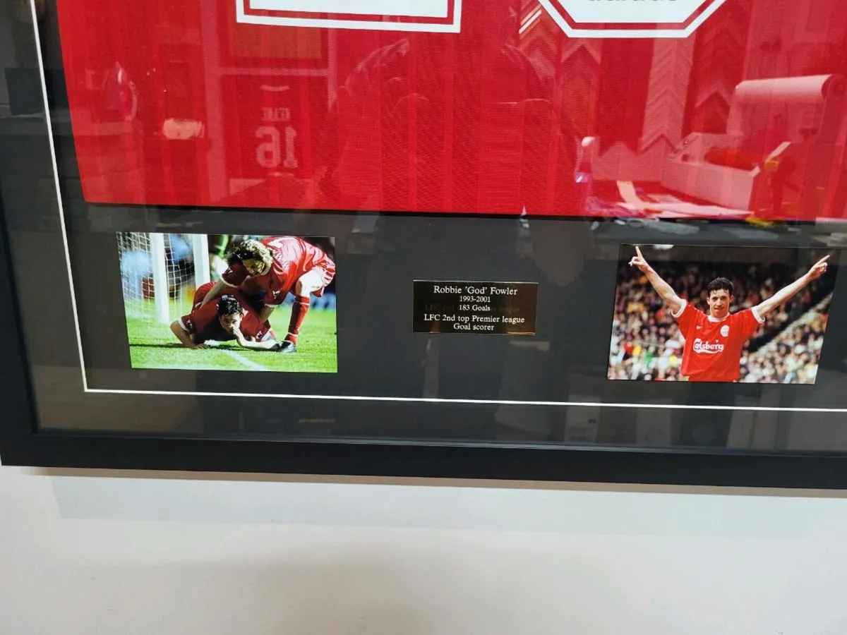 Robbie Fowler Framed Signed Liverpool F.C. Shirts - Image 4