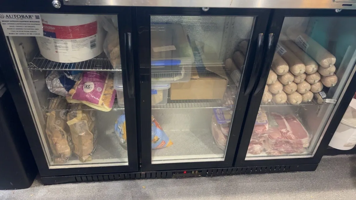 3 Door Under counter Fridge - Image 1