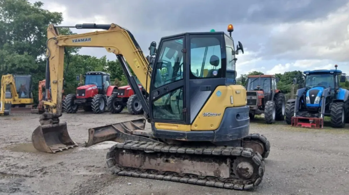 2017 Yanmar ViO 80-1 8 Tonne Digger - Image 2