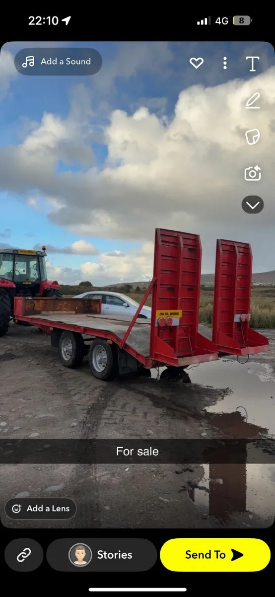 Chieftain lowloader and 8 by4 plant trailer - Image 2