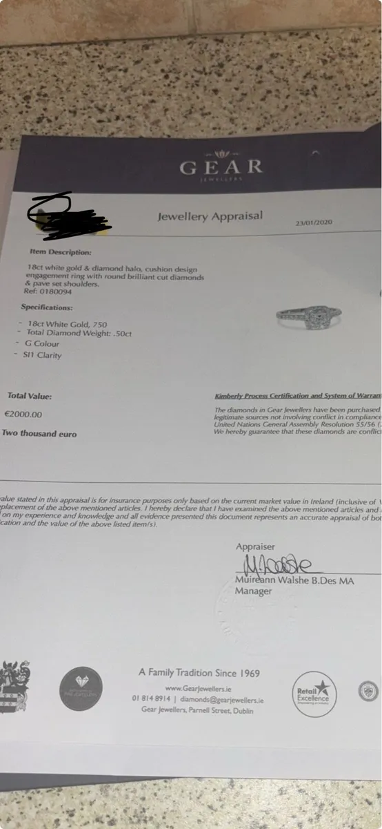 Engagement ring - Image 2