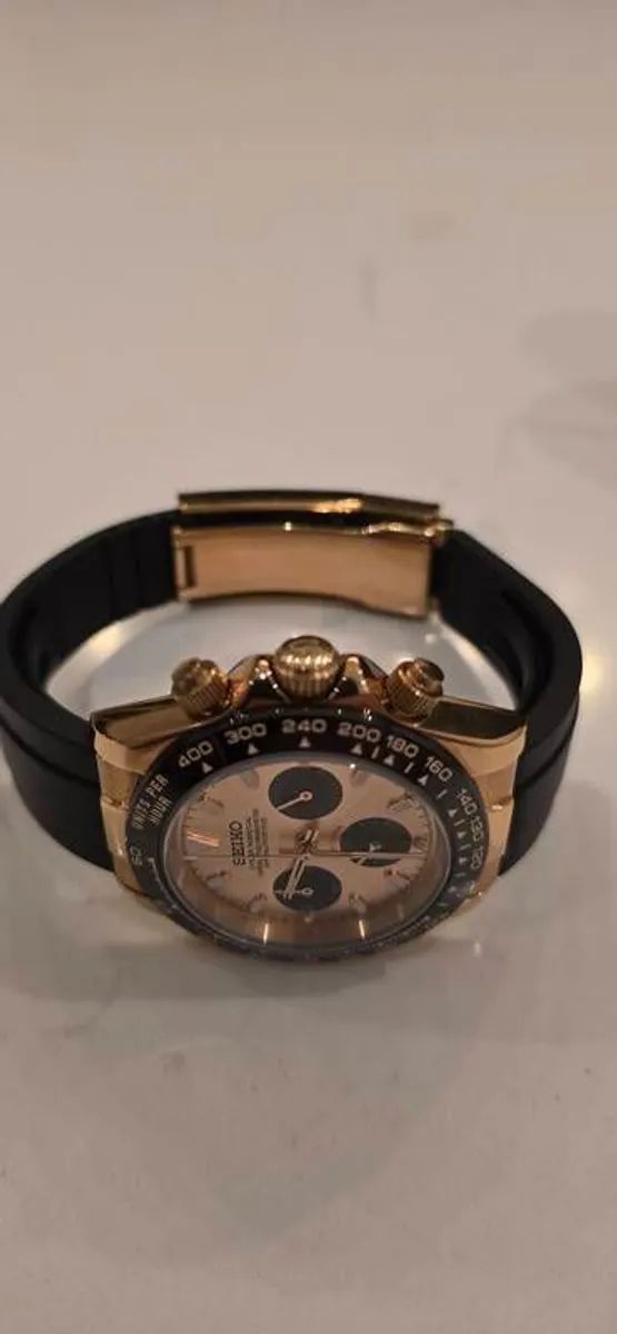 Seiko Mod - Daytona Style Rose Gold - Image 2
