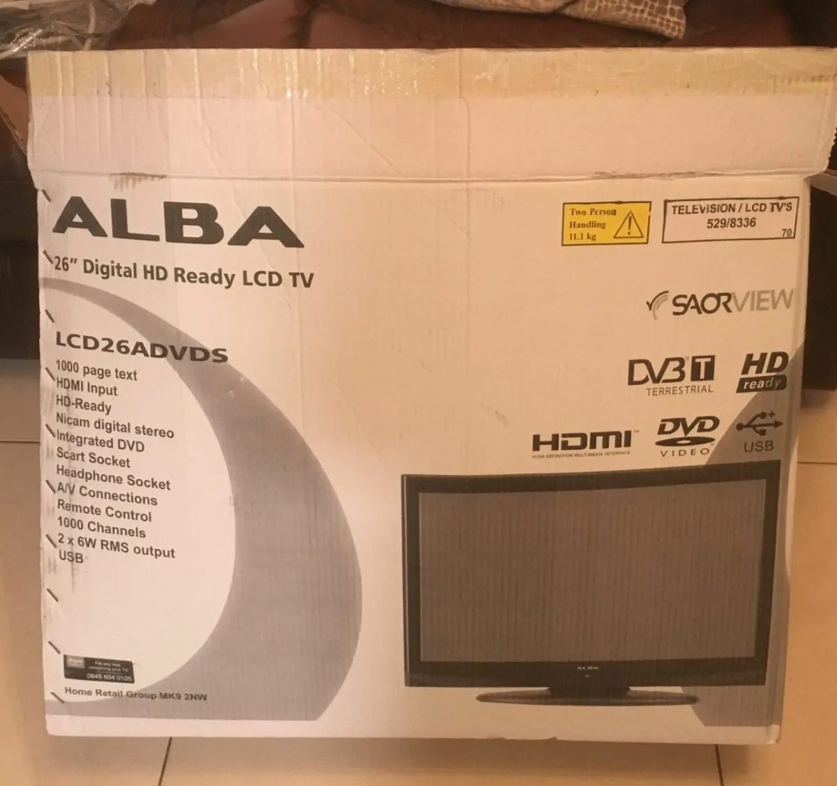 26" Digital LCD TV with Integrated DVD Player - Image 1