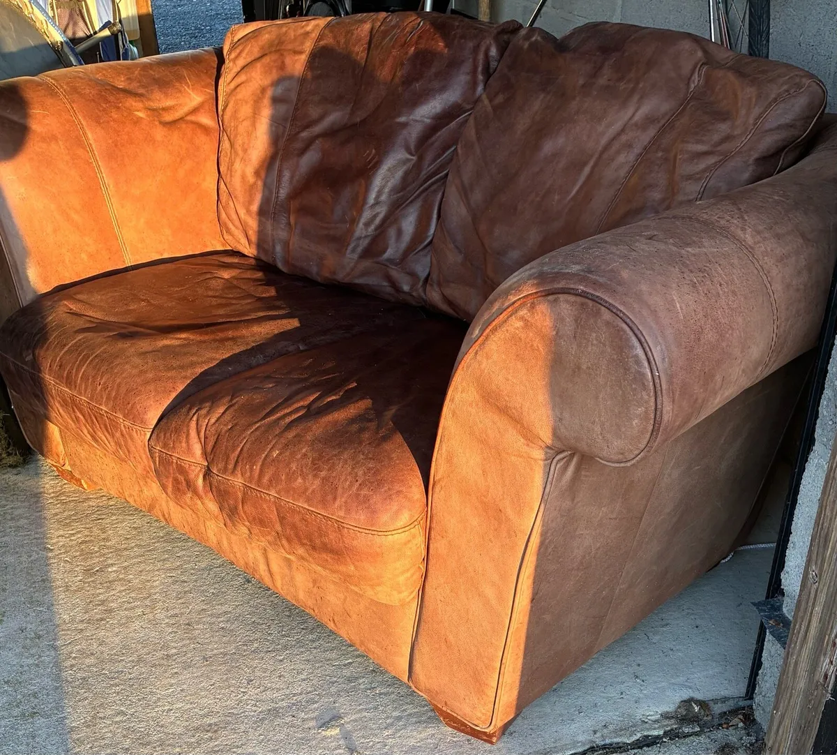 Leather Sofa - Image 1