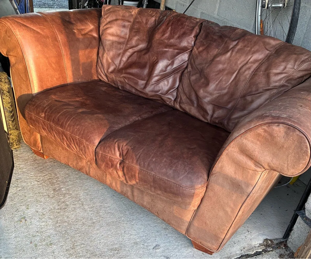 Leather Sofa - Image 2