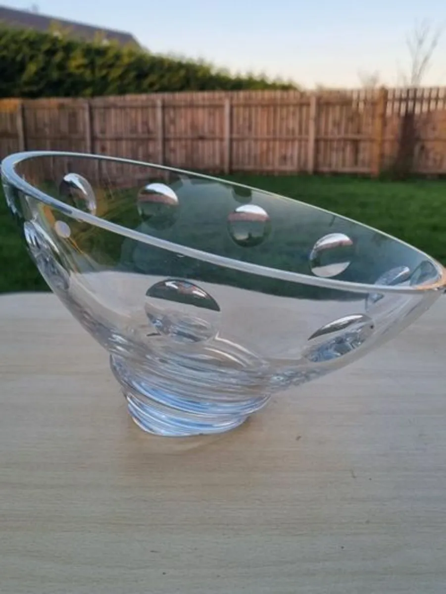 Bohemia glass big bowl - Image 1