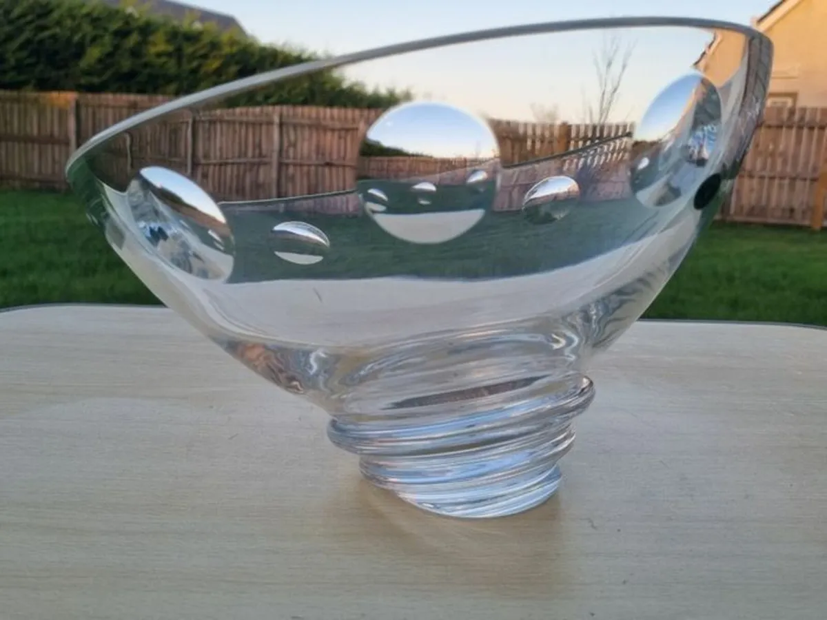 Bohemia glass big bowl - Image 3