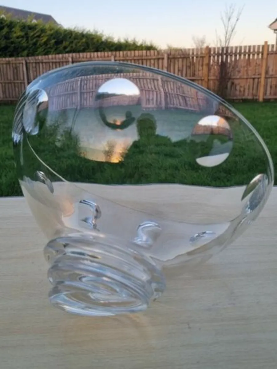 Bohemia glass big bowl - Image 4