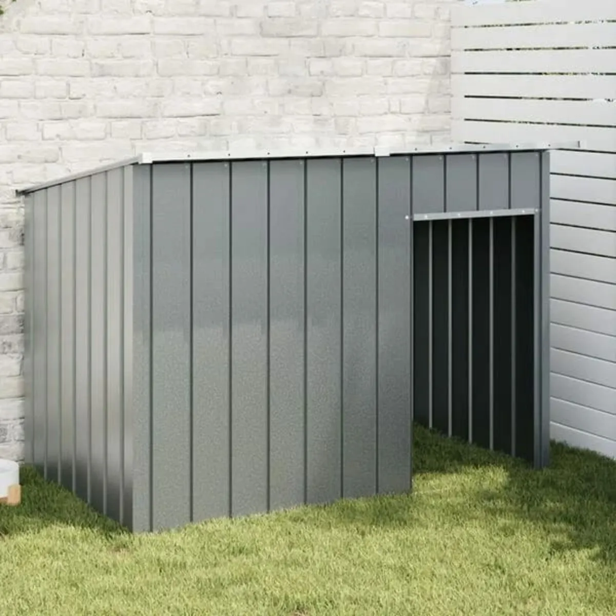 Dog House with Roof Anthracite 153x91x110 cm Galva - Image 2