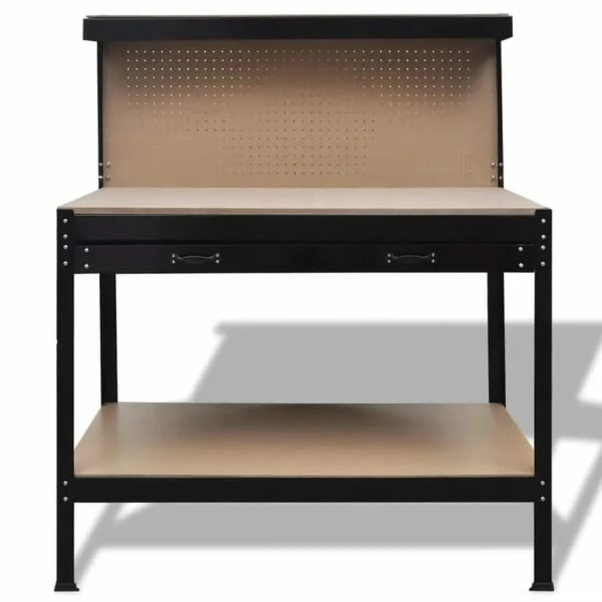 Workbench with Pegboard and Drawer - Image 3