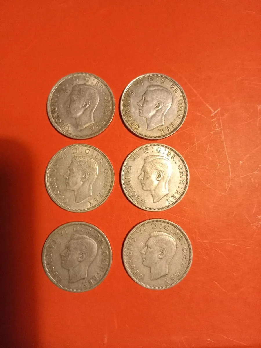 Silver coins of GeorV1 - Image 1