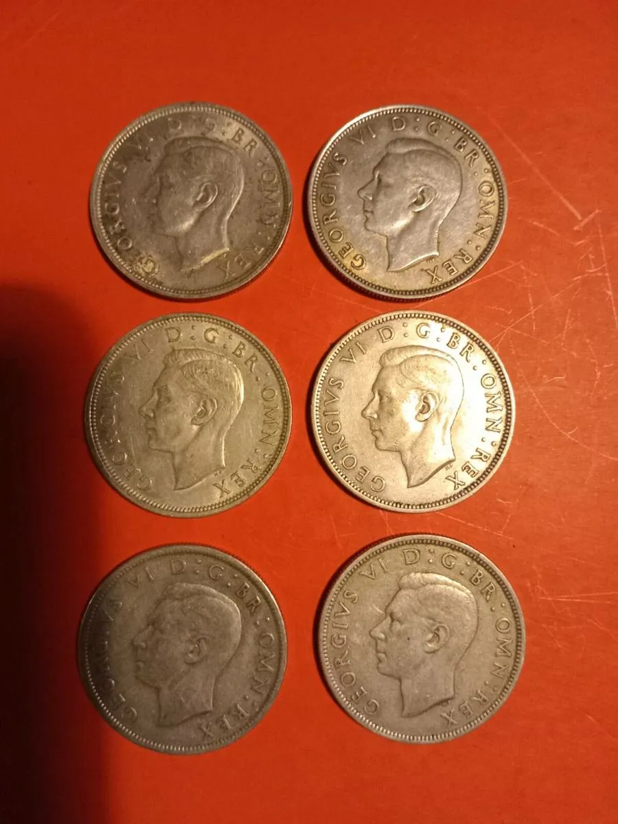 Silver coins of GeorV1 - Image 2