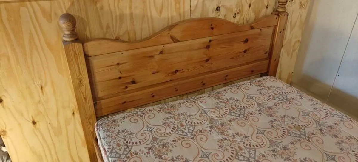 King Size Pine Bed - Image 2