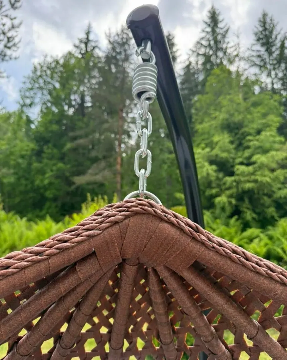 Egg Chair with Cushion and frame - Image 3