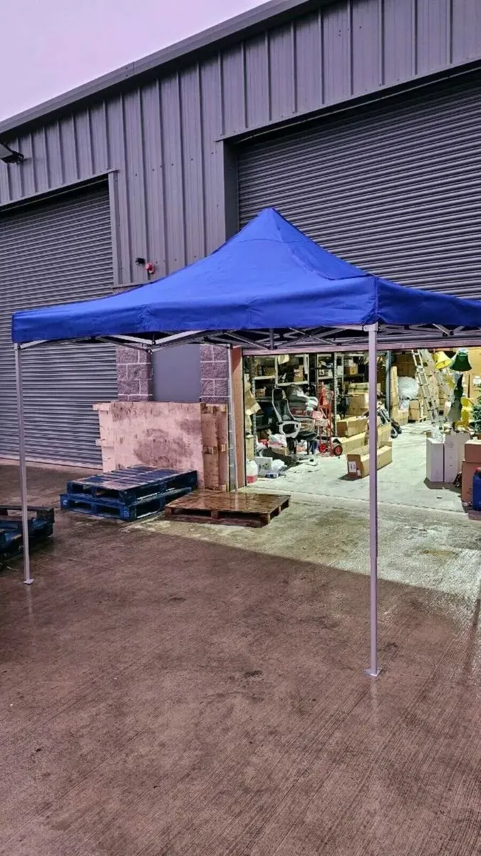 3x3m Blue Pop-Up Gazebo with 3mm Aluminum Frame - Image 4